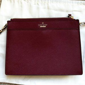 Kate Spade Crossbody Bag in Maroon, Medium Size, Brand New